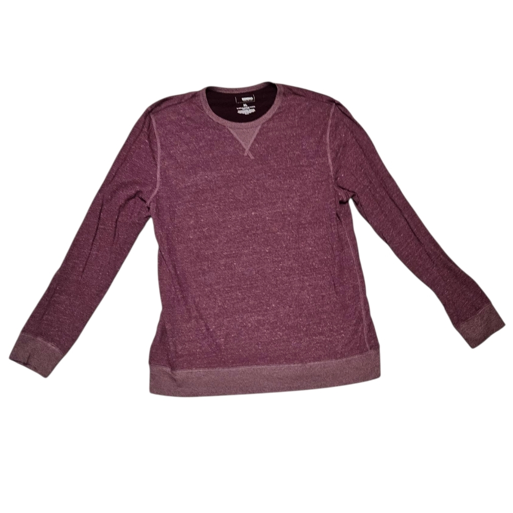 Sonoma Goods for Life Men’s XL Burgundy Heather Crewneck Sweatshirt